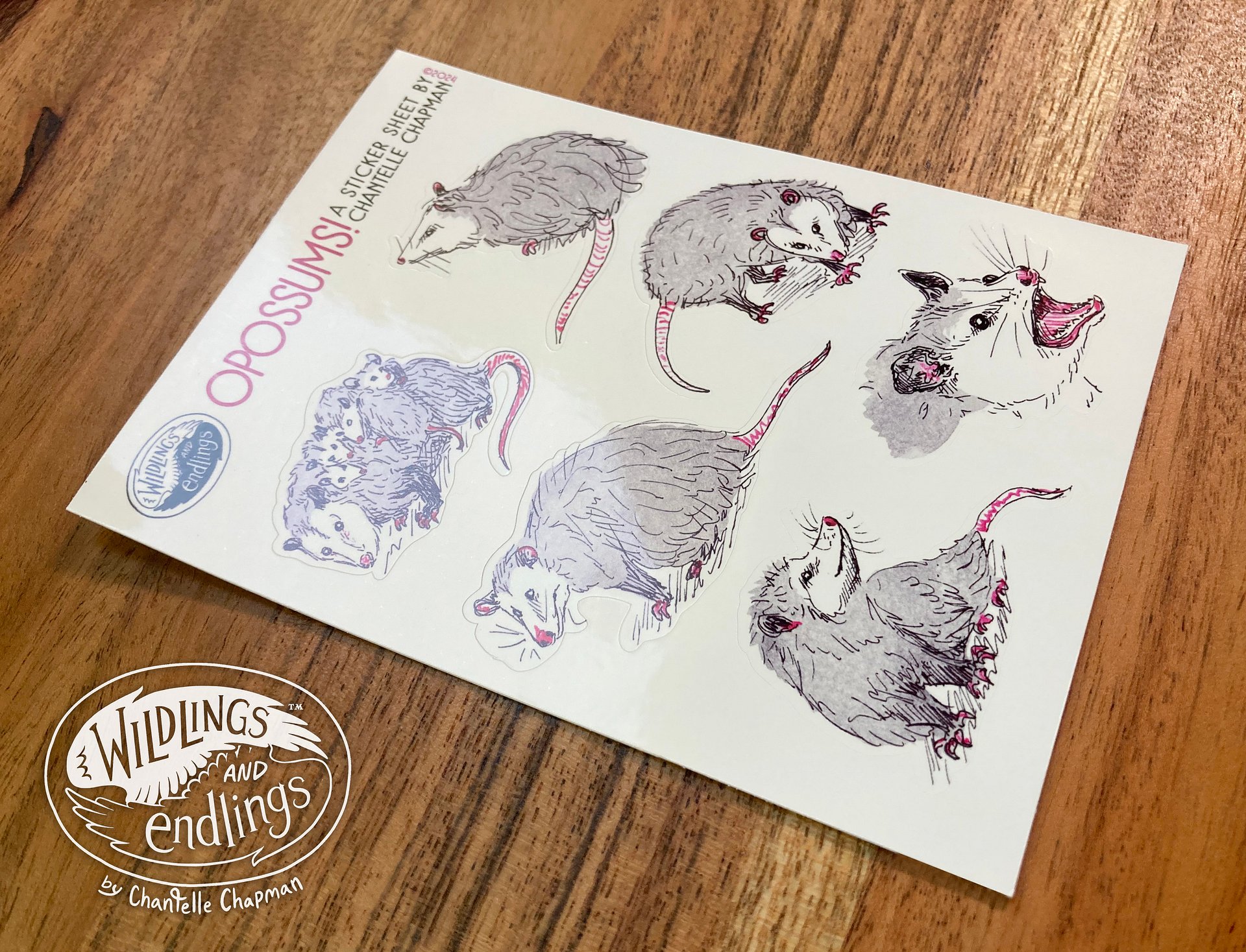 Opossums! Sticker Sheet product image (1)