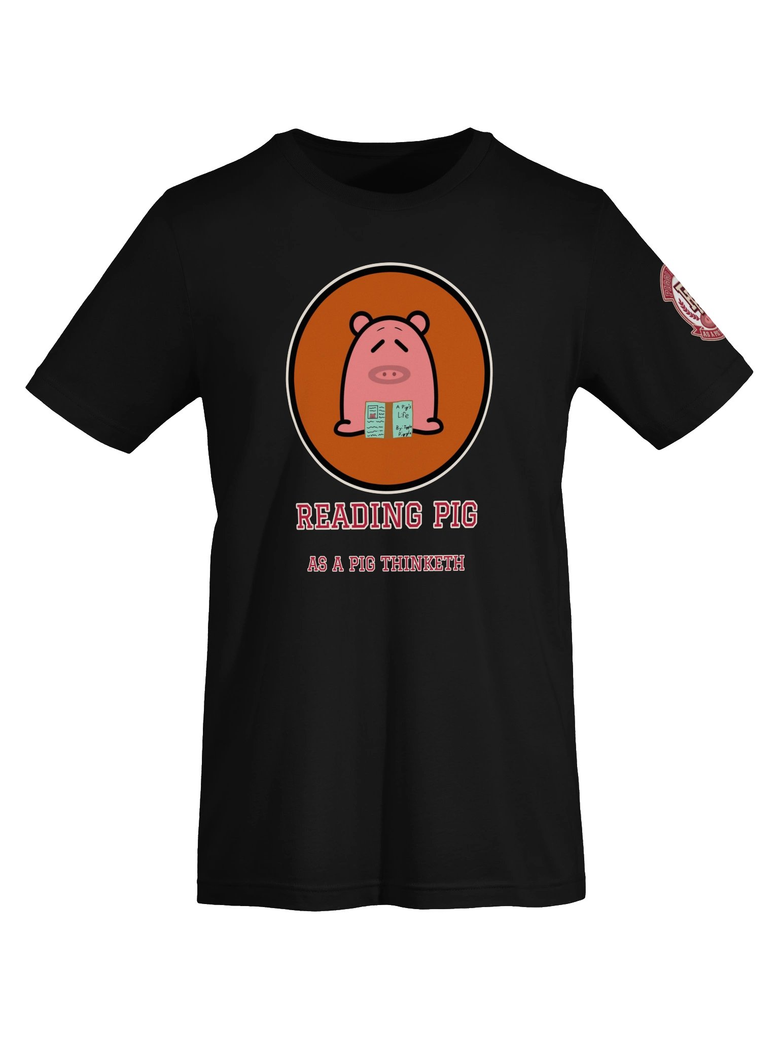 Reading Pig Tee | As a Pig Thinketh product image (5)