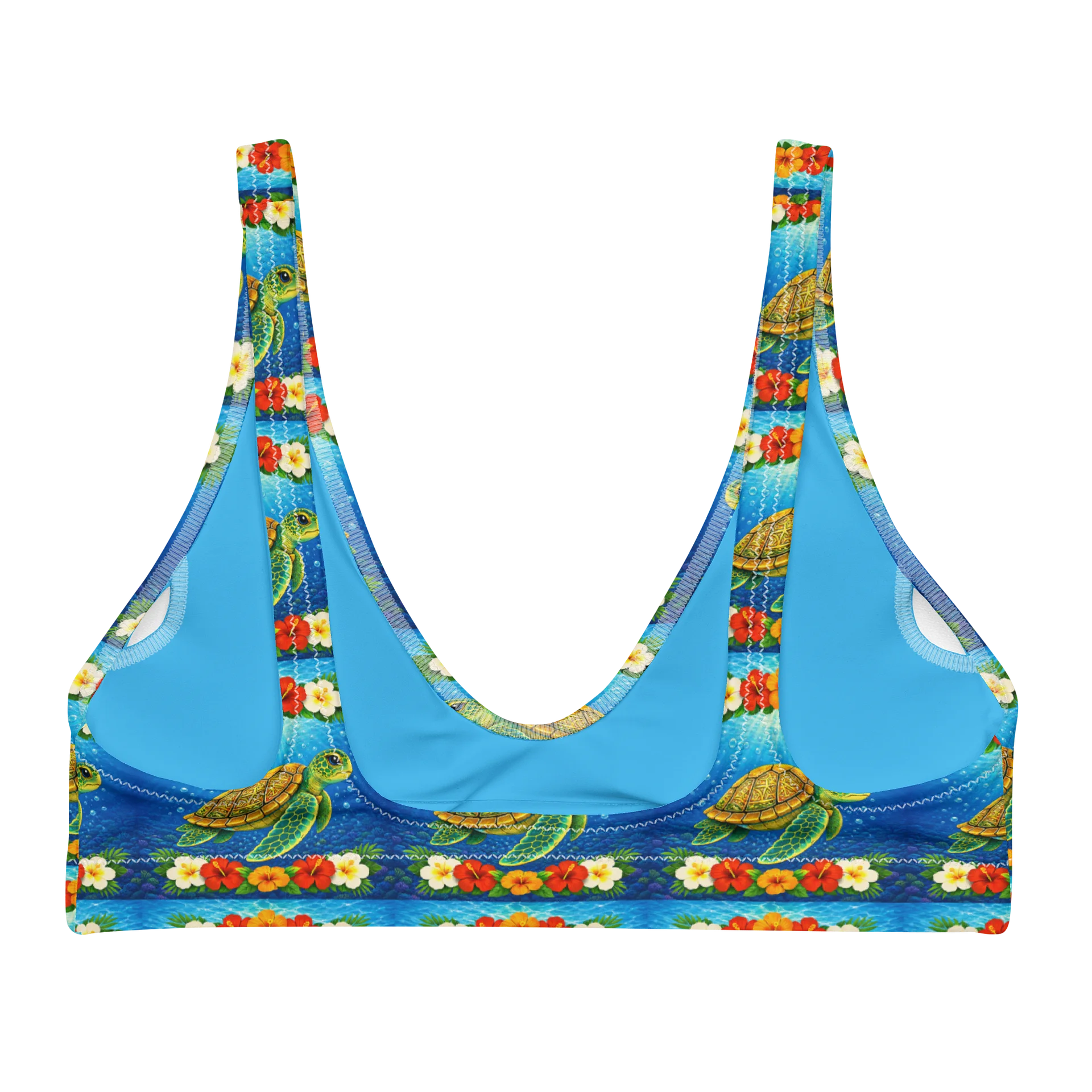 Turtle Bloom Bikini Top product image (2)
