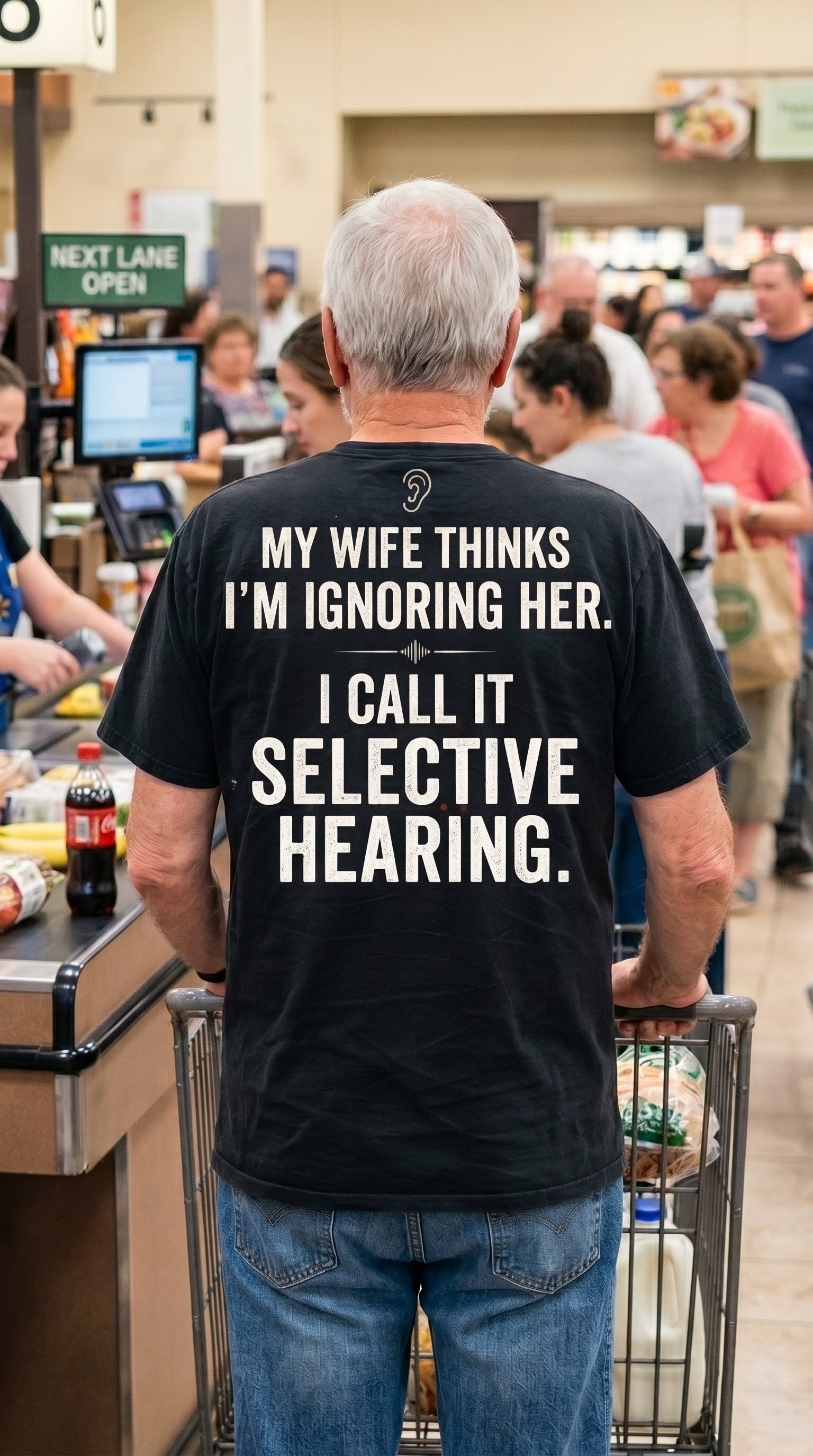 MY WIFE THINKS I'M IGNORING HER. I CALL IT SELECTIVE HEARING product image (1)