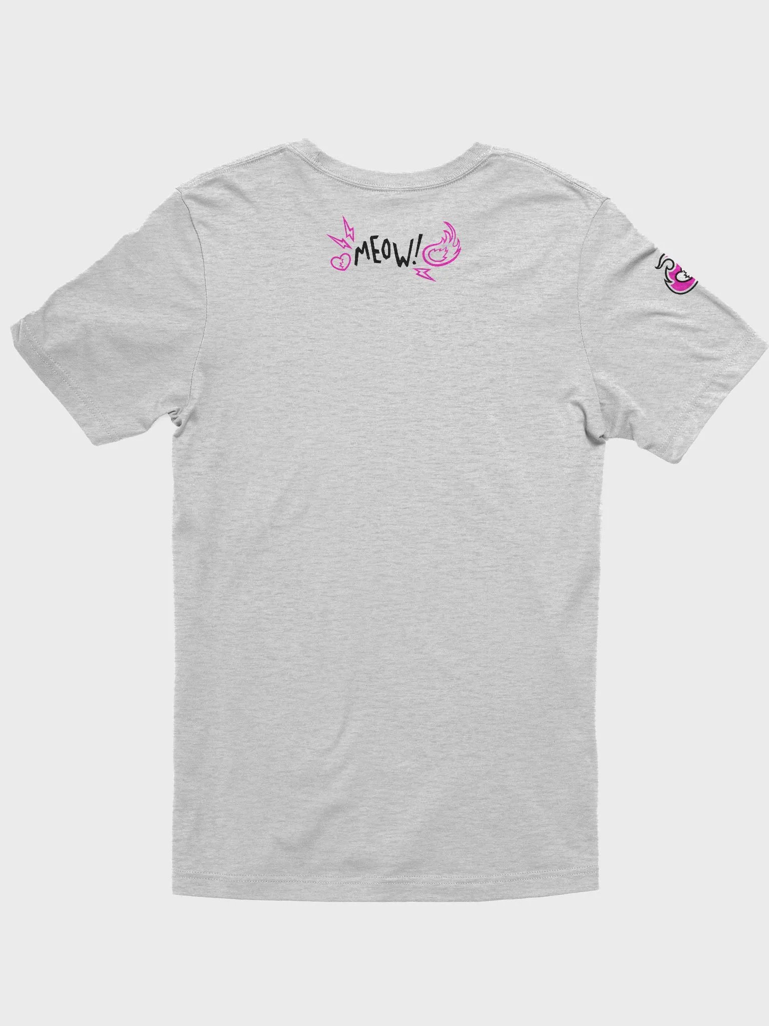 Heartbreaker Virtual Meow // T-Shirt - Hot Pink - Light Mode product image (2)