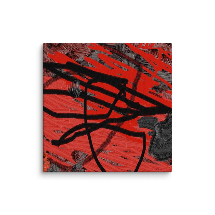 Black and Red No. 1 | Abstract Expressionism Painting product image (1)
