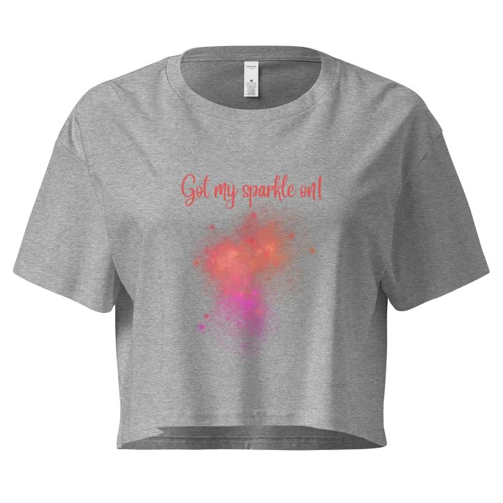 Sparkle On! Colorful Crop Top product image (3)