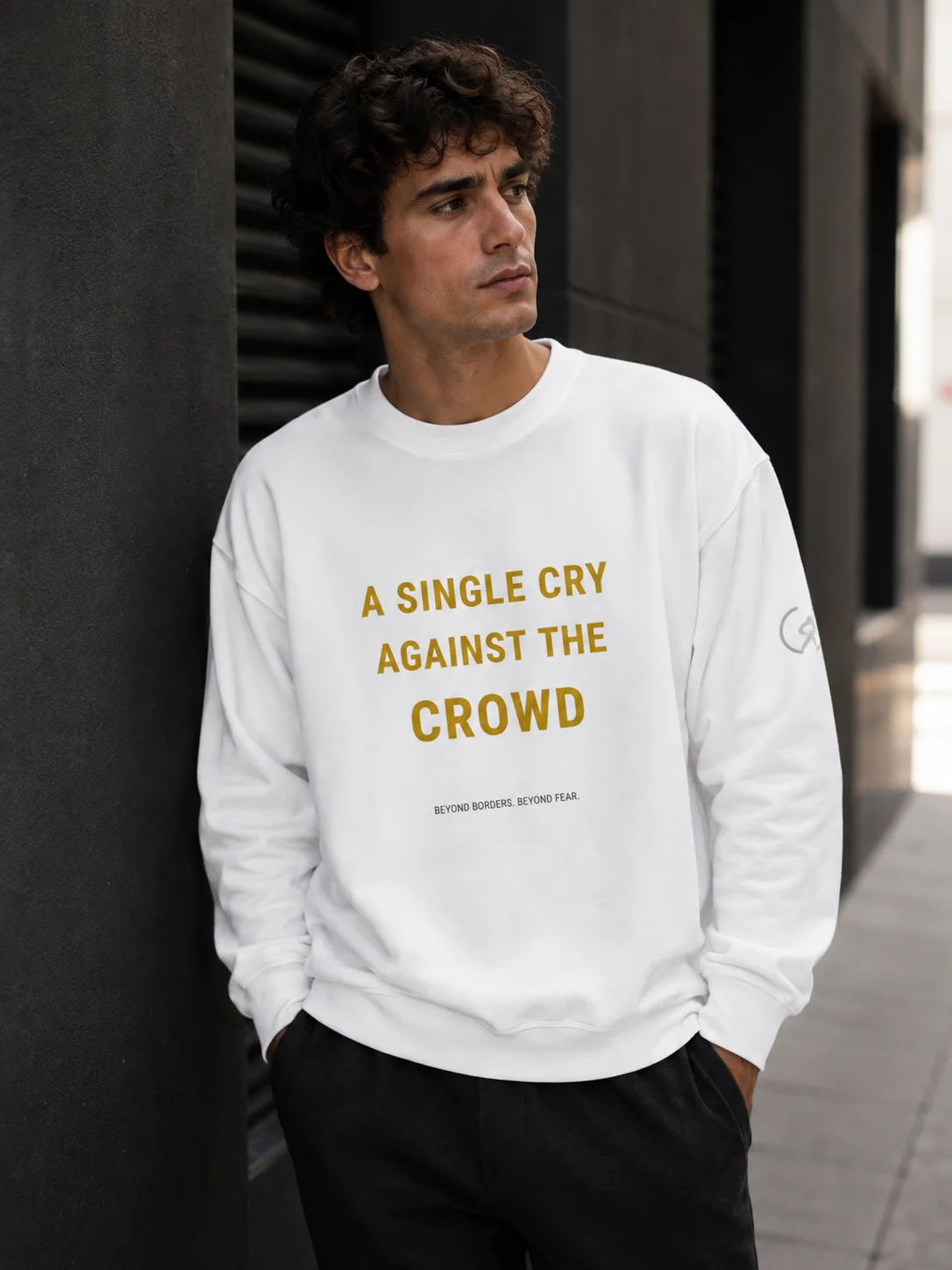 A Single Cry Against the Crowd™ Organic Sweatshirt product image (8)