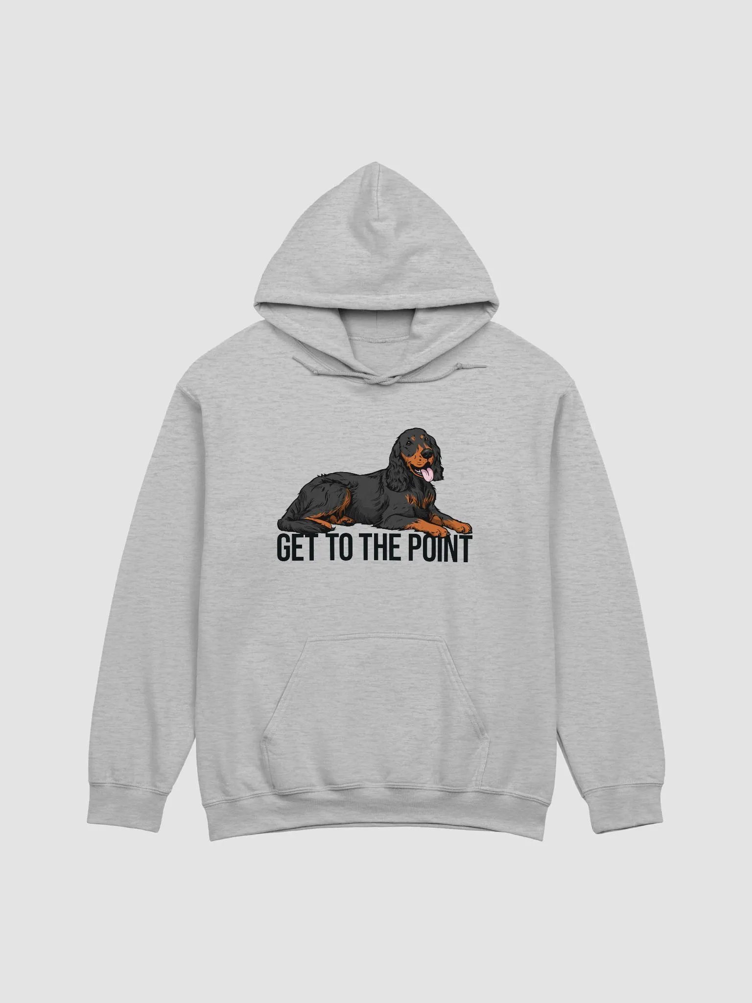 Get to the Point Hooded Sweatshirt of an Gordon Setter | Funny Hoodie for Gordon Setter Paw-rents product image (1)