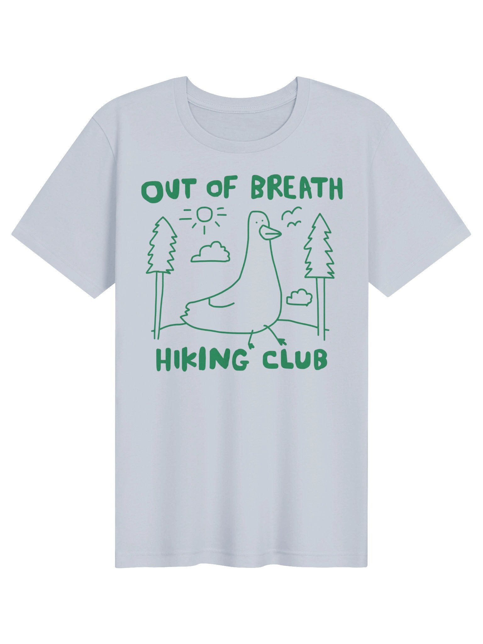 Out of Breath Hiking Club Bird Badge Tee product image (4)