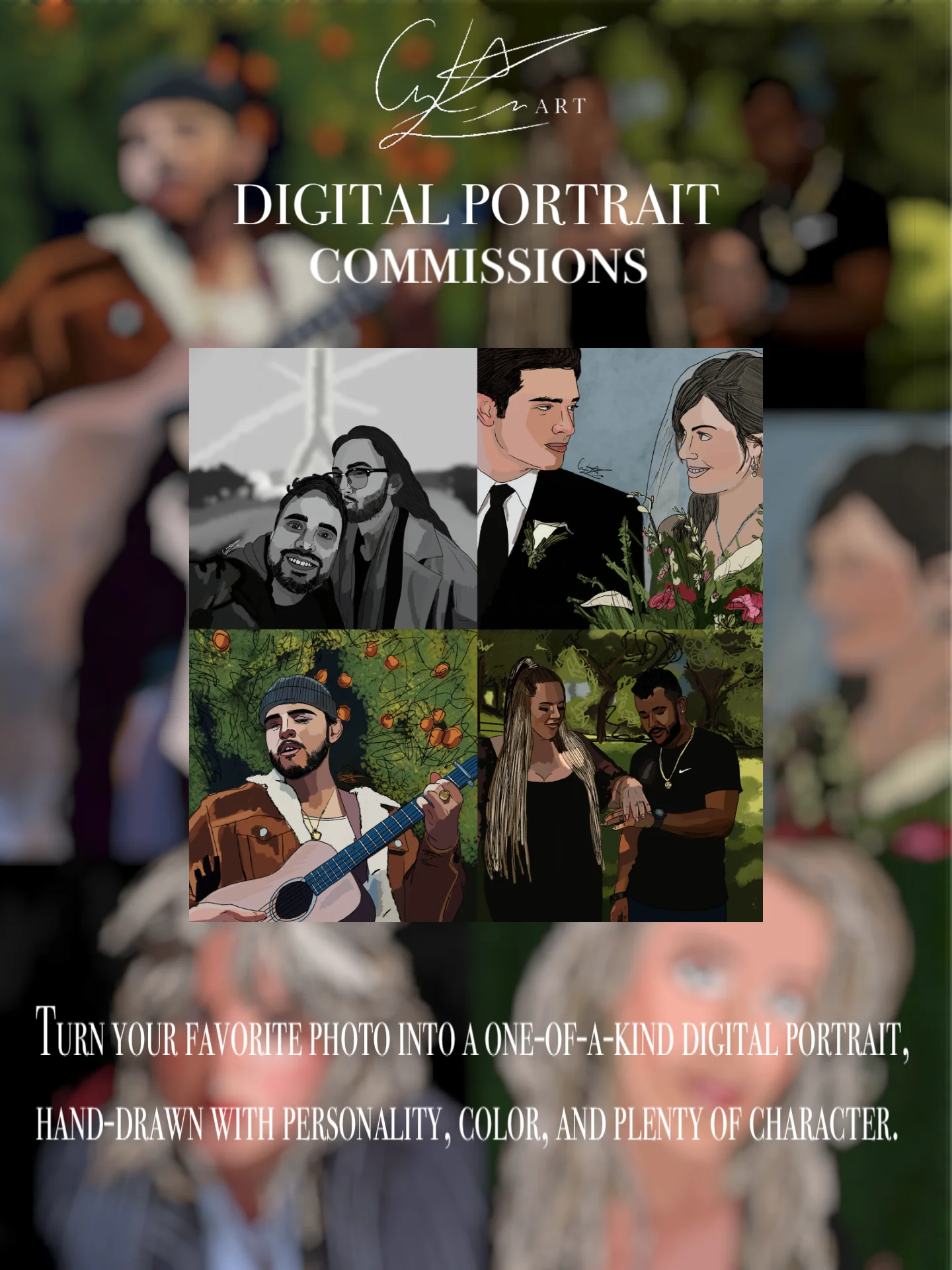 Digital Portrait Commission product image (1)