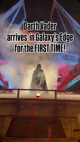 VADER IN GALAXY’S EDGE!
#galaxysedge #darthvader #theforce #starwars