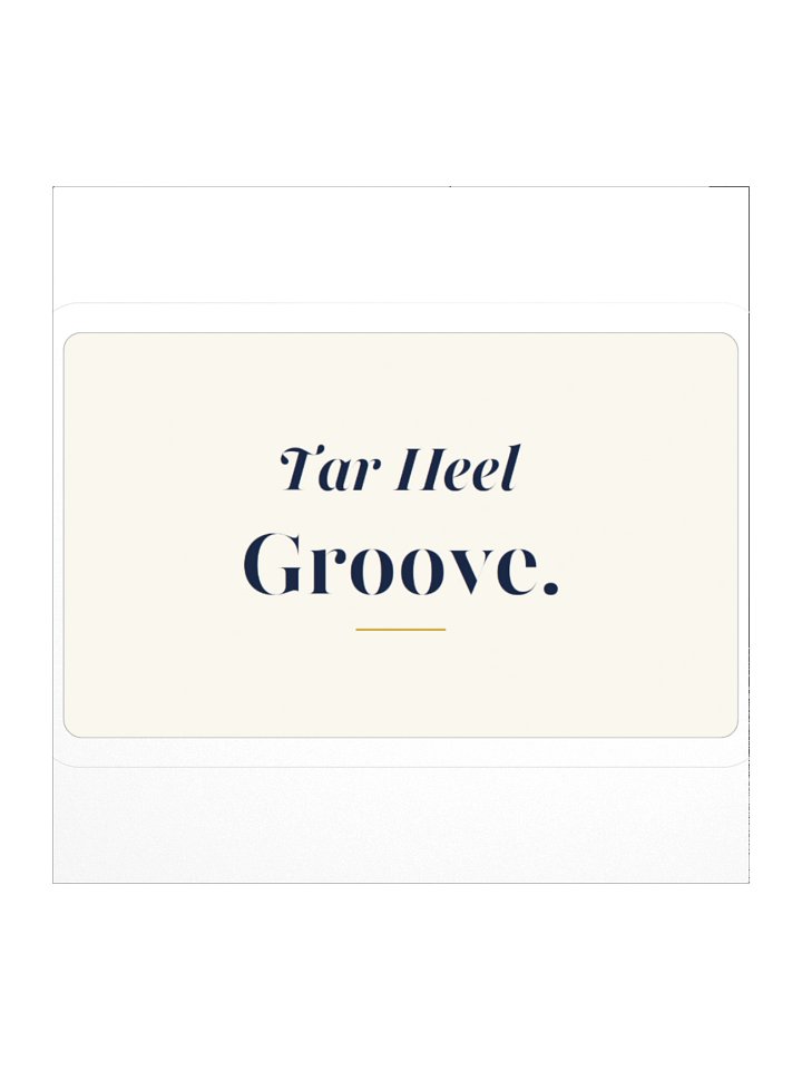 Tar Heel Groove Sticker product image (1)