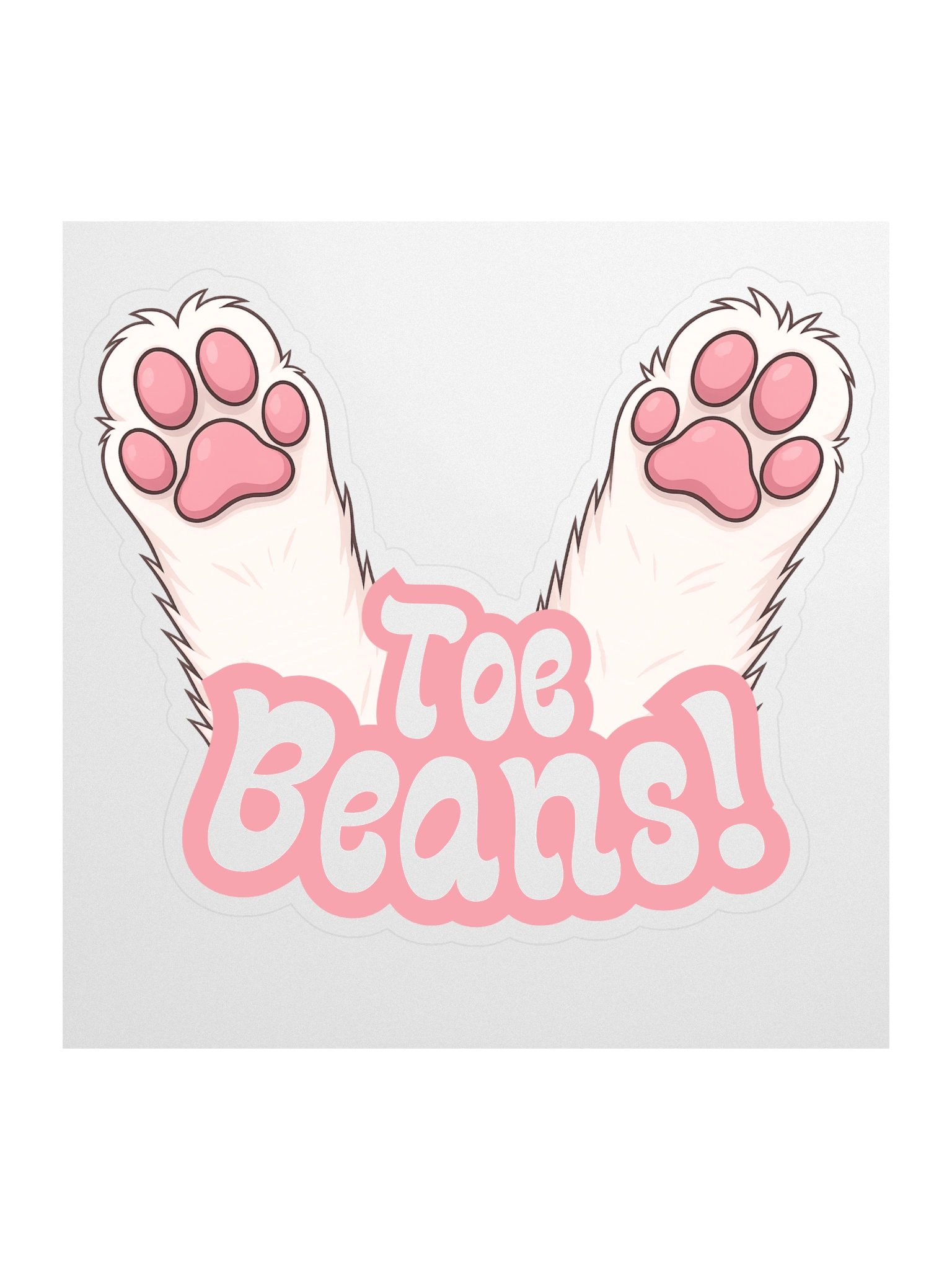 Large Toe Beans Sticker product image (1)
