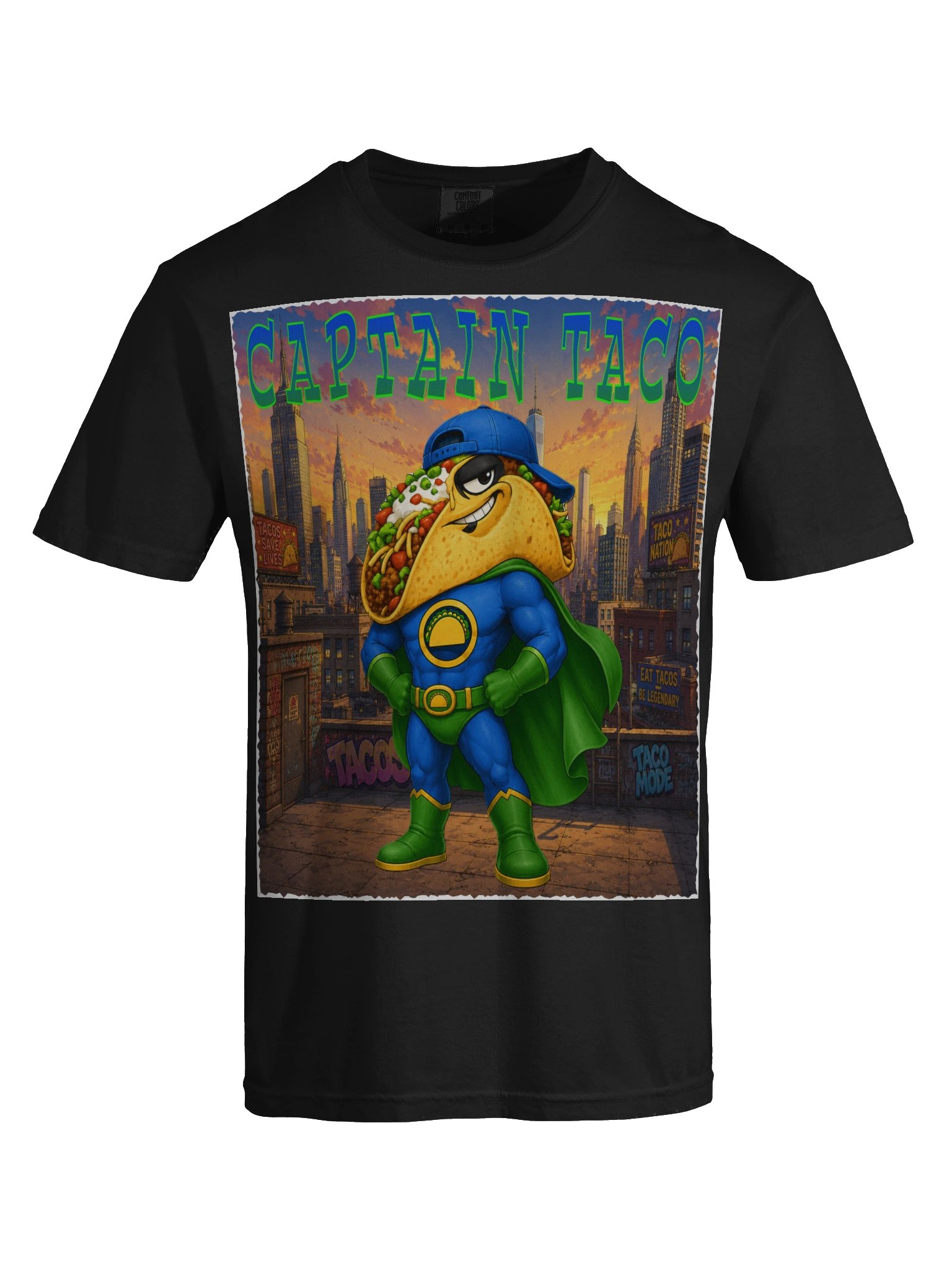 Captain Taco Comic Tee - The taco Family product image (55)