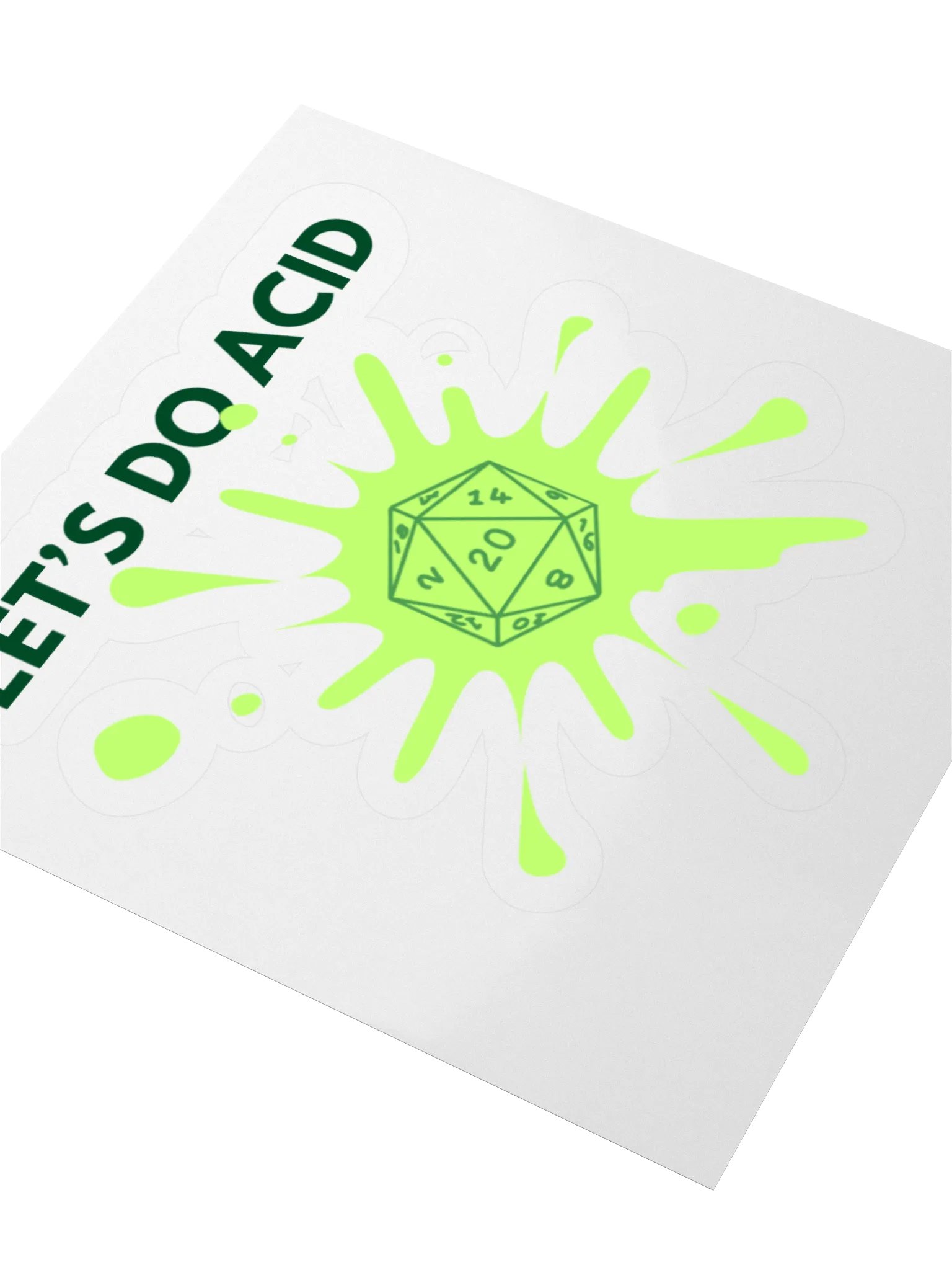 "Let's Do Acid" Sticker product image (3)