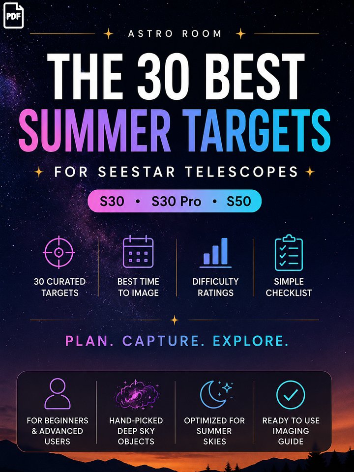 Top 30 Best Summer Targets for Seestar Telescopes product image (1)