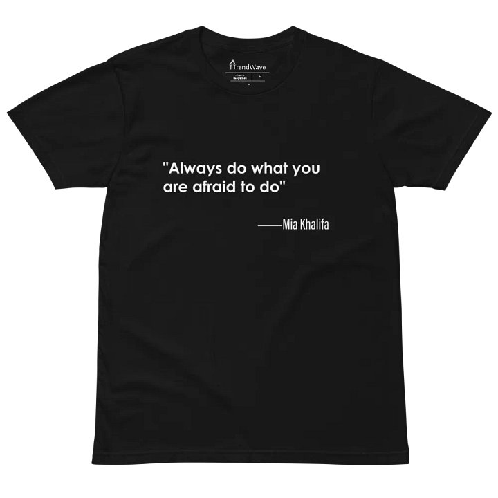 Fearless Words AS Colour Unisex Premium T-Shirt dark version product image (2)