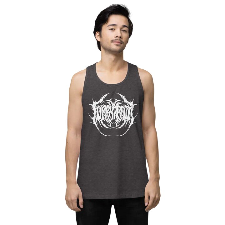 Furry Trash Tank – Metal Logo (White Print) product image (2)