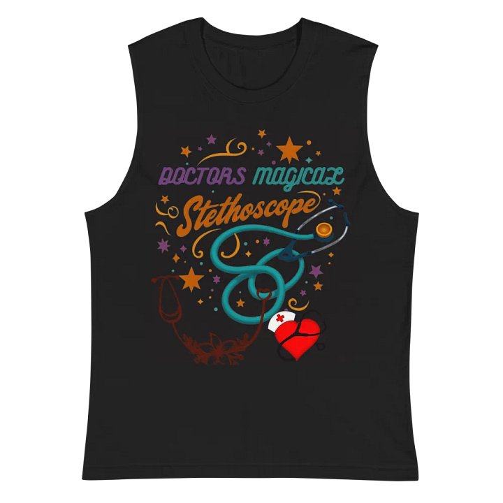 doctors Magical Stethoscope Muscle Tank product image (3)