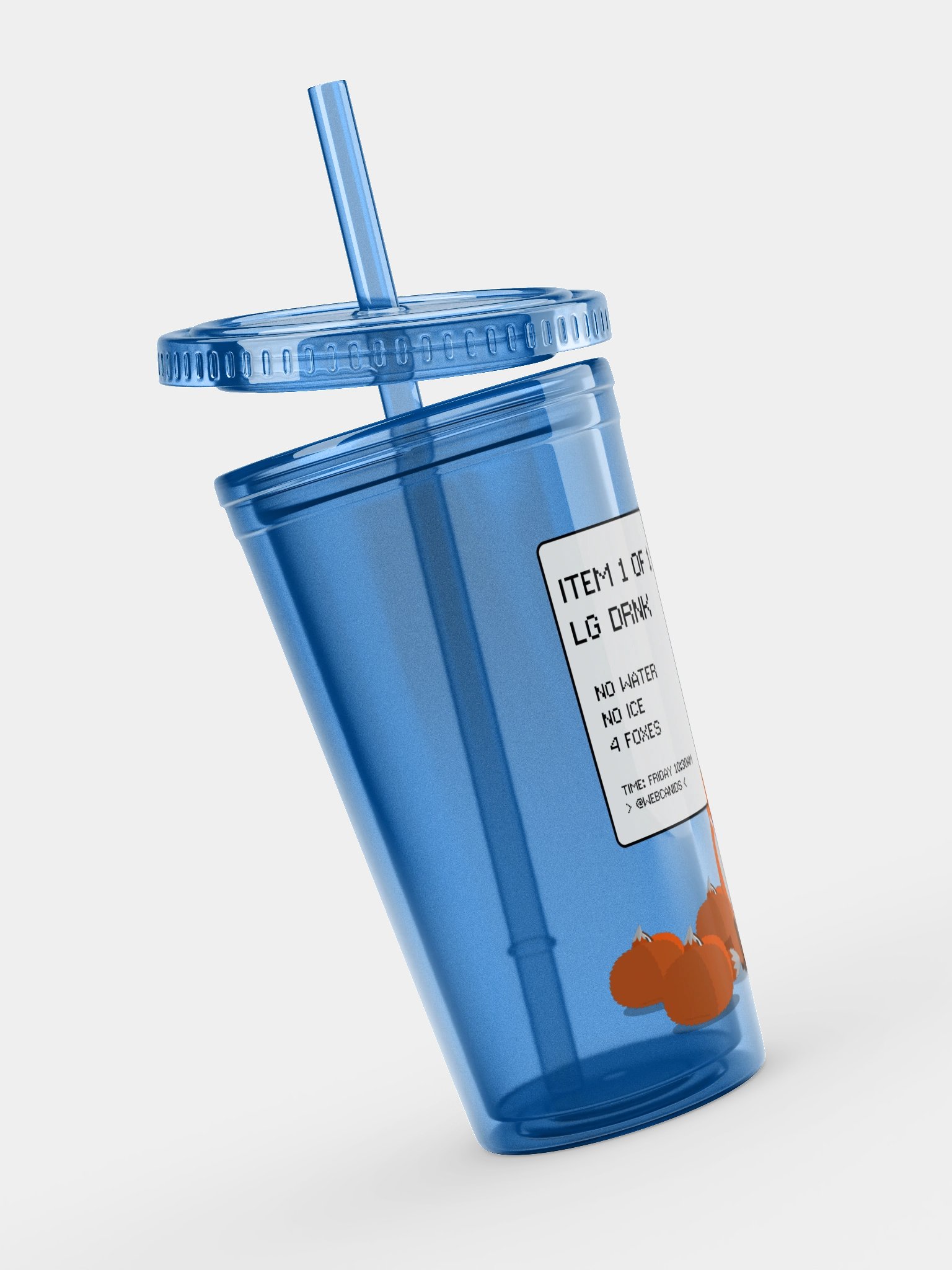 Four Foxes Transparent Tumbler product image (8)