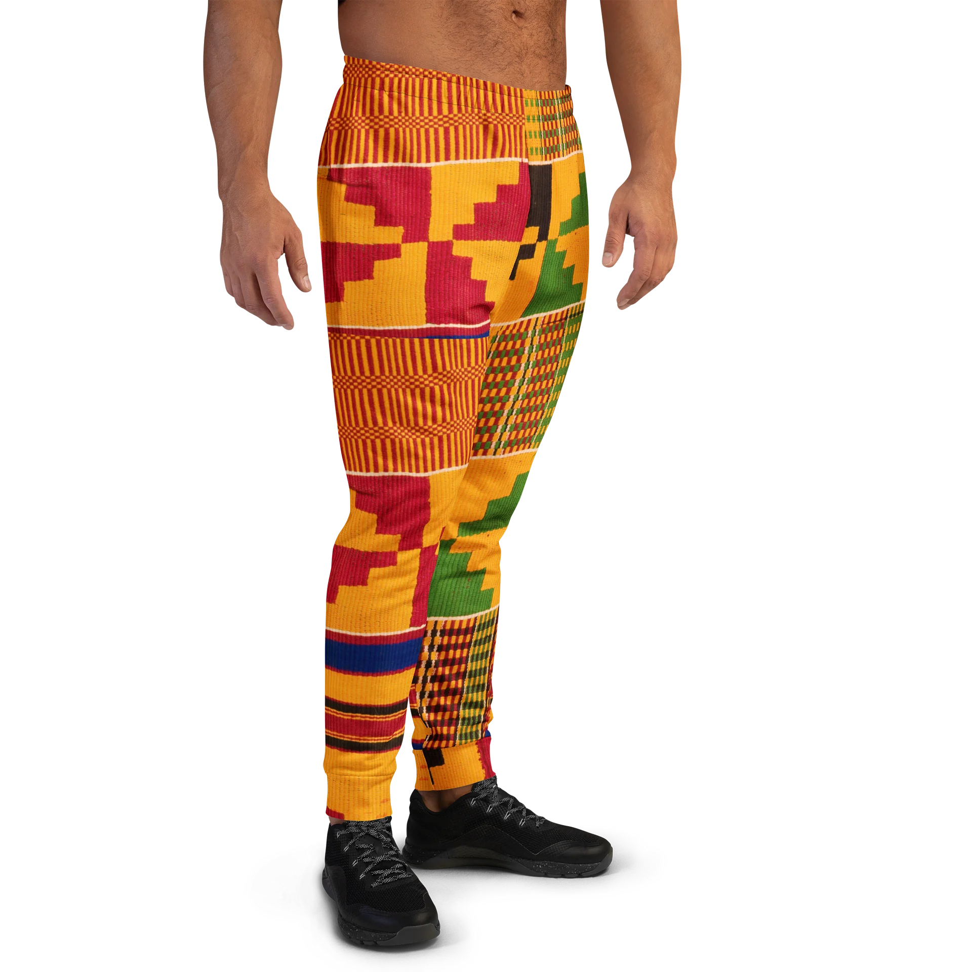 Kente Print Joggers — Men's product image (4)