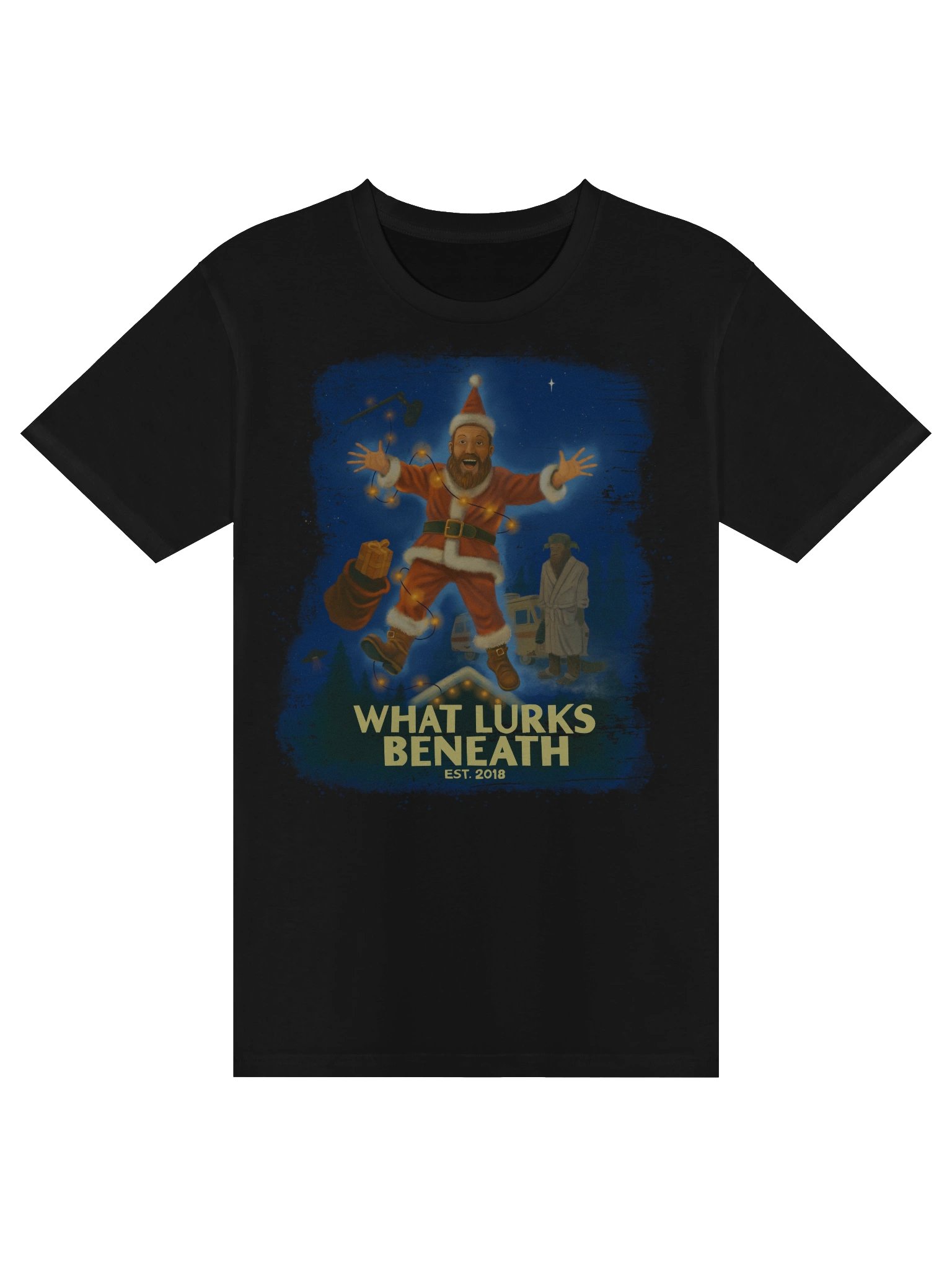 Santa's Secret Night Show T-Shirt product image (1)