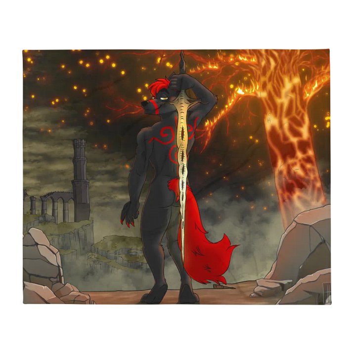 Fury The Elden Lord! Throw Blanket product image (2)