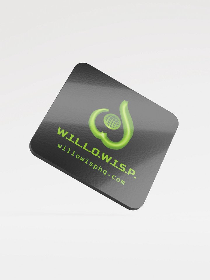 WILLOWISP Field Cork Coaster (black) product image (1)