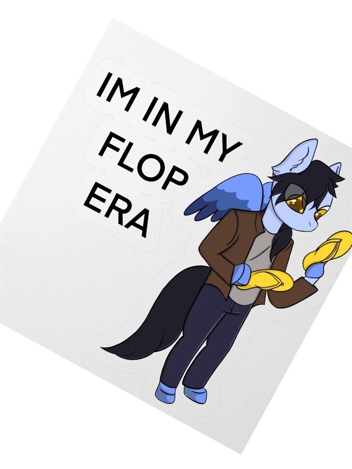 I'm in my flop era Die Cut Sticker product image (2)