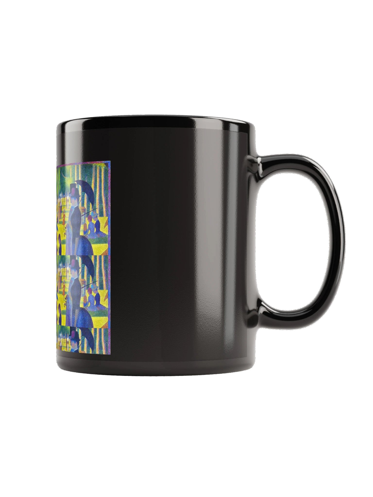 A Sunday Afternoon on the Island of La Grande Jatte — Black Mug product image (3)