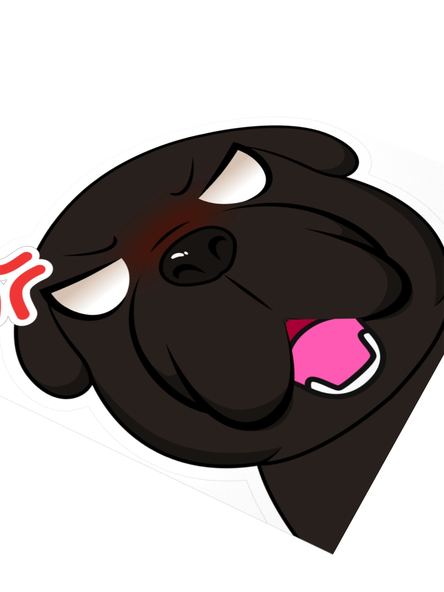 Teddy Angry Sticker product image (3)