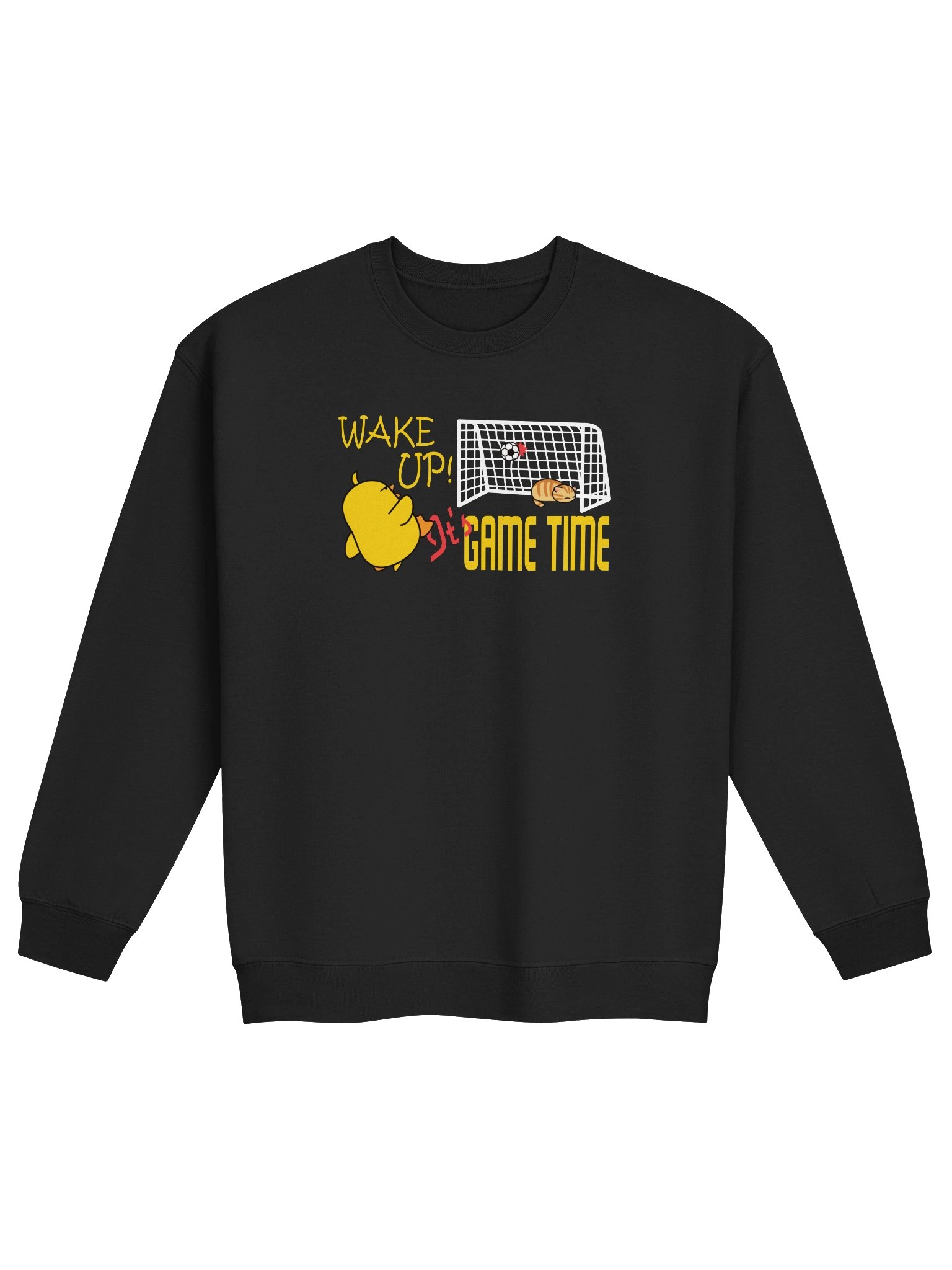 Soccer Cat (WAKE UP, It's GAME TIME) - Unisex Adult Sweatshirt product image (1)