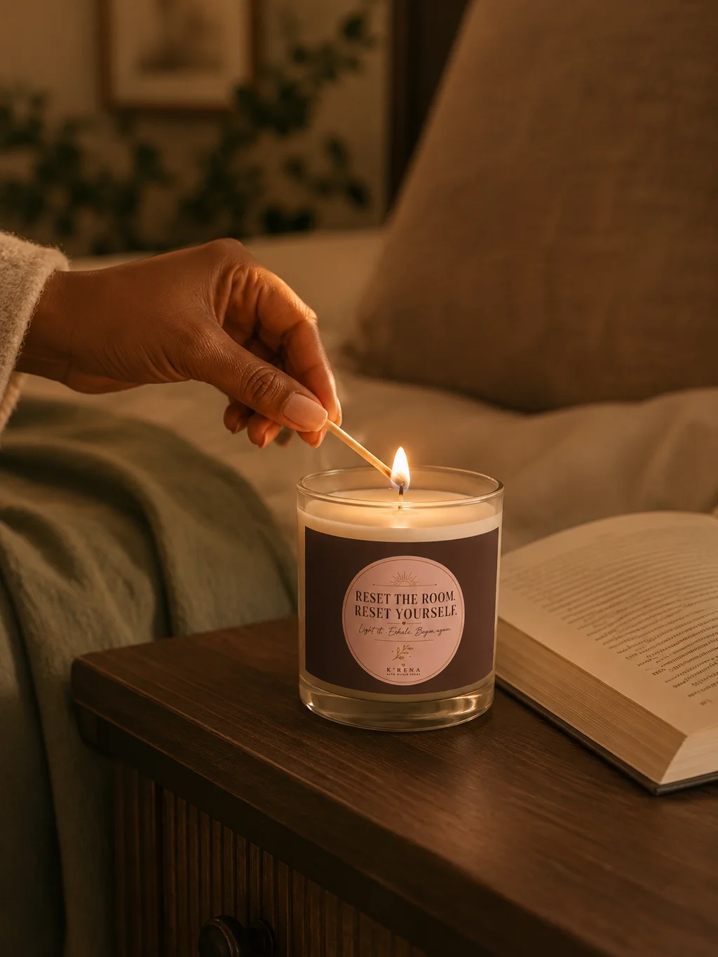 Reset the Room. Reset Yourself.™ Candle product image (2)
