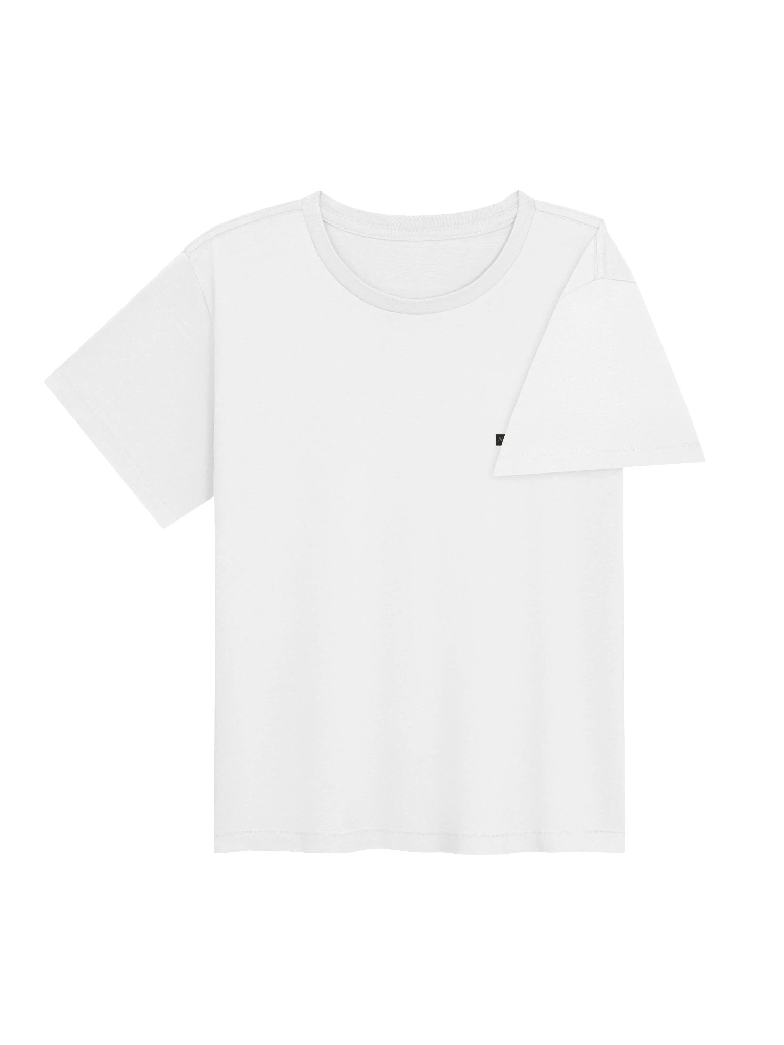 No ShopCo Cotton Heritage Women's High-Waisted Black Yet Tee product image (22)