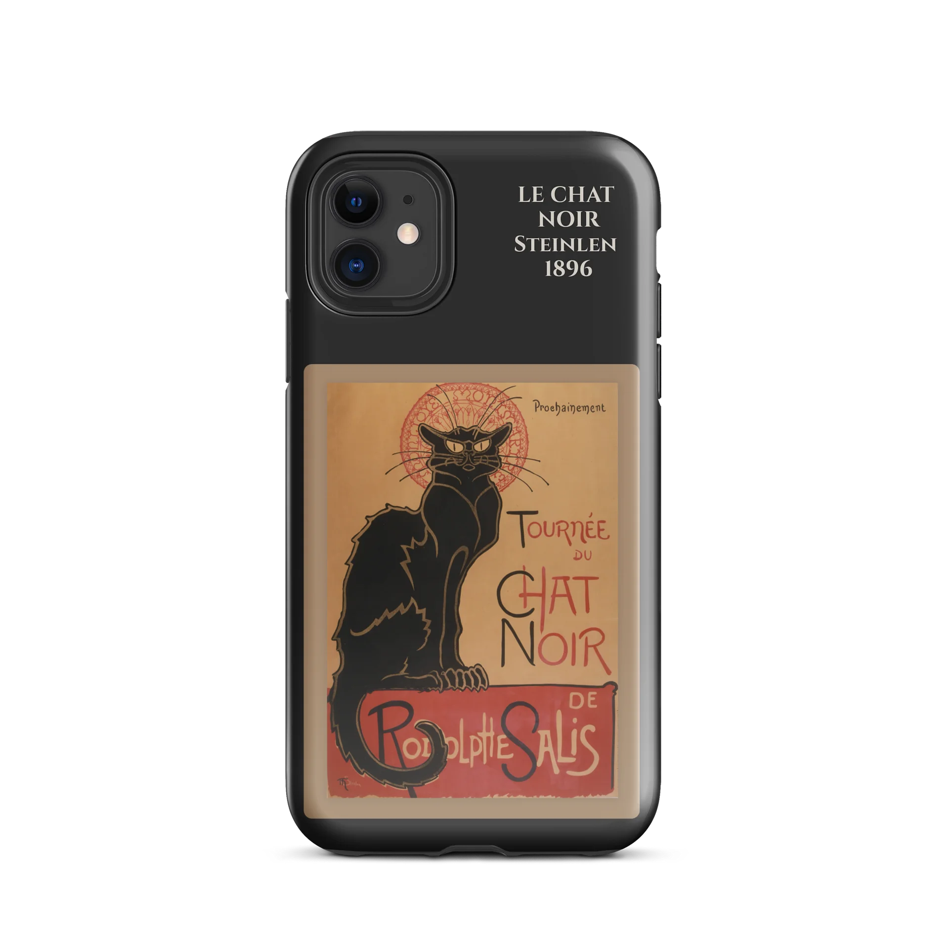 Le Chat Noir (Steinlen, 1896) iPhone® Tough Case product image (5)
