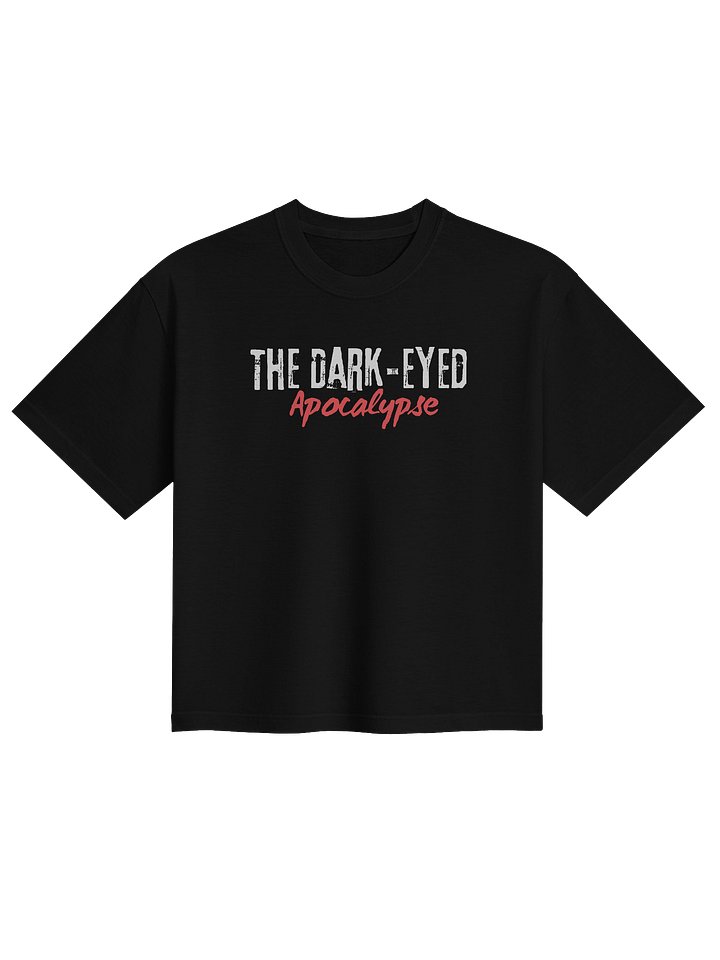 Dark-Eyed Apocalypse Women's Heavyweight Boxy Tee (Dark) product image (1)