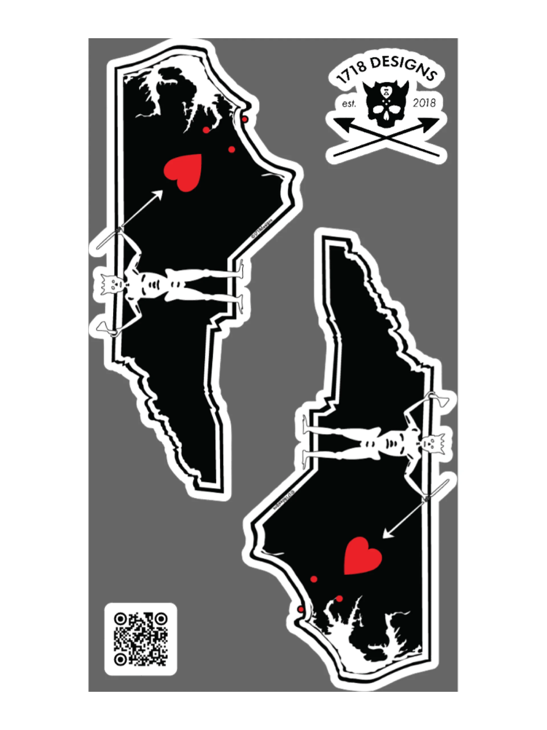 NC Blackbeard Sticker Sheet product image (1)