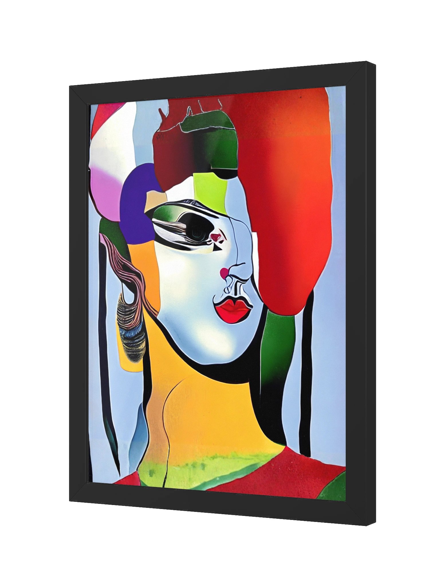 FRAGMENTED ELEGANCE | Framed Art Print product image (3)