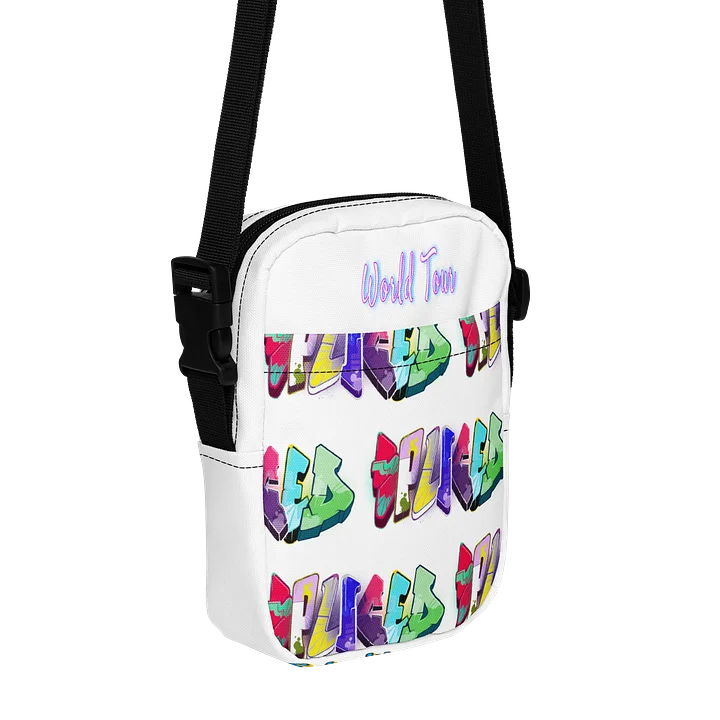 Graffiti Grid All-Over Crossbody Bag product image (1)