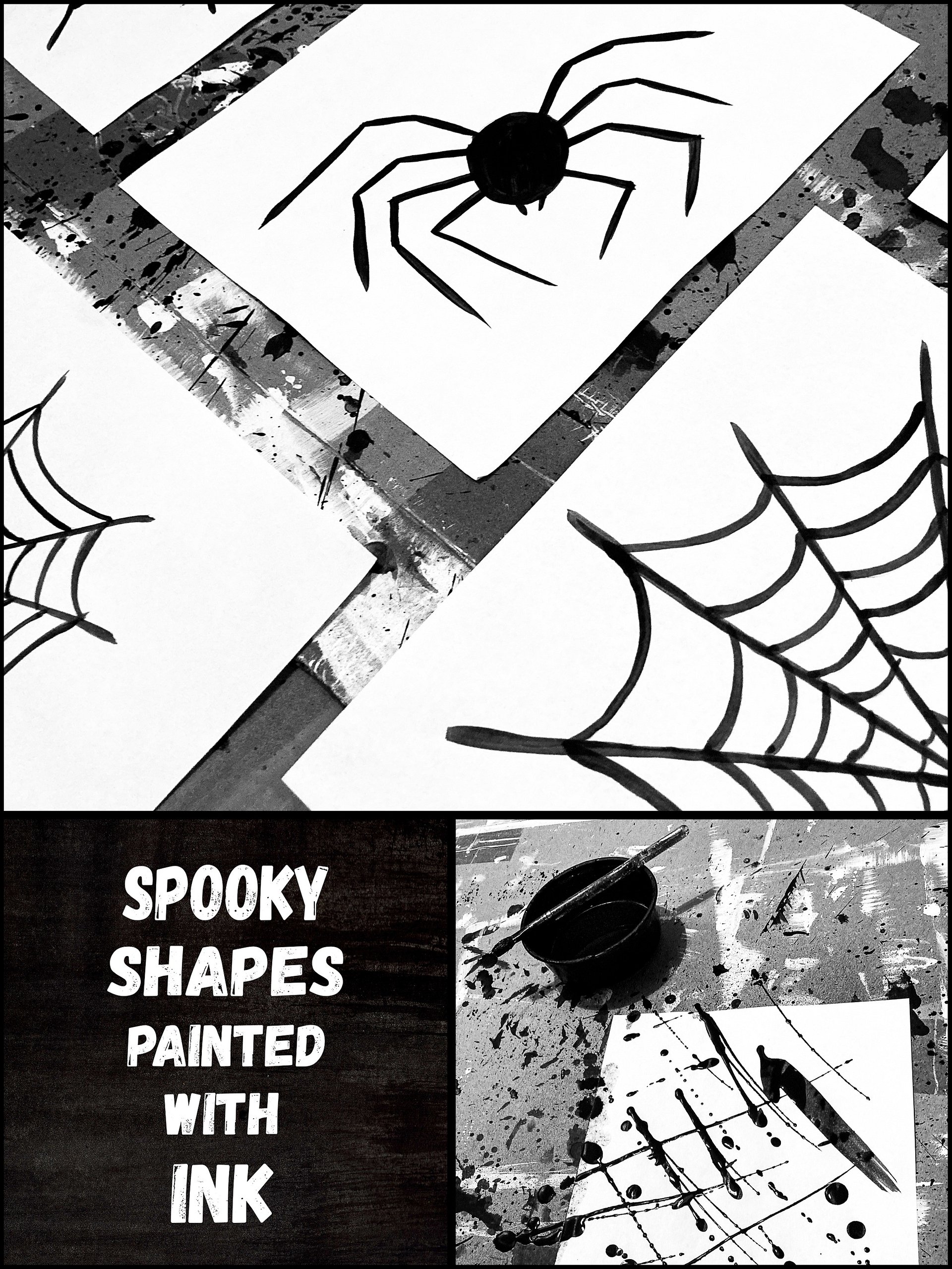 STICKER SHEET - SPIDERS & WEBS product image (3)