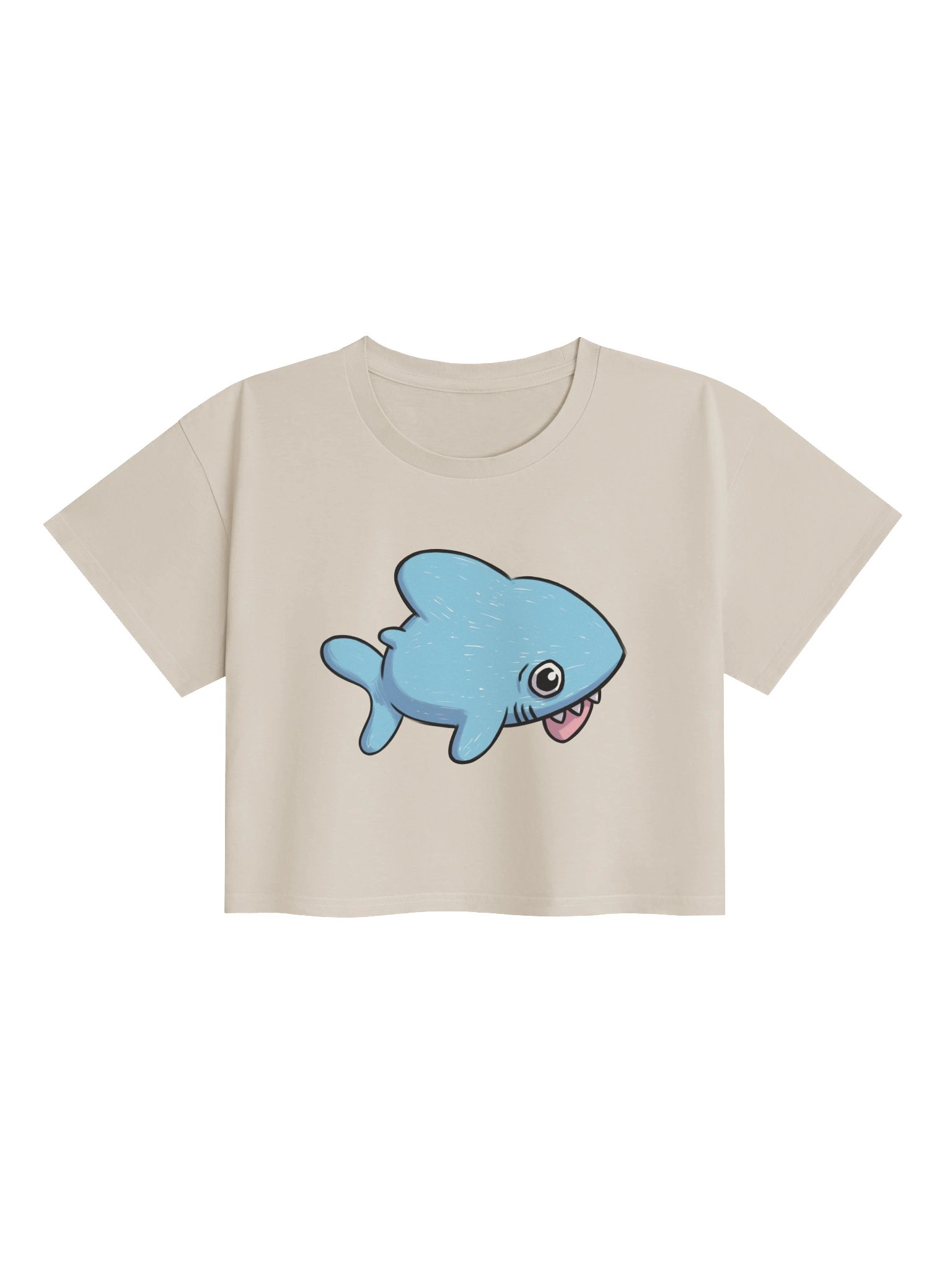 crop top : blep blåhaj product image (1)