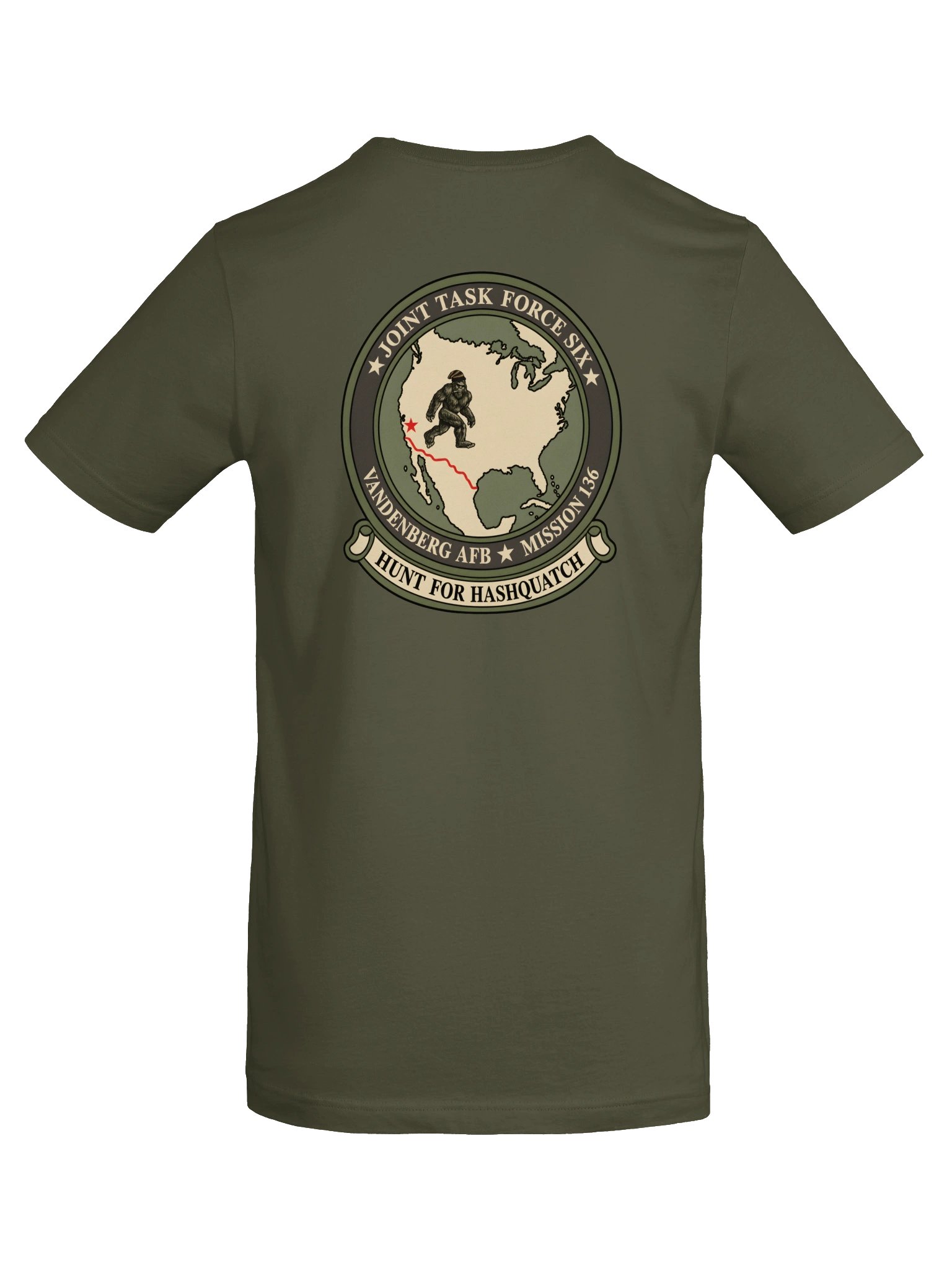JTF-6 Vandenberg T-Shirt — Hunt for Hashquatch product image (6)