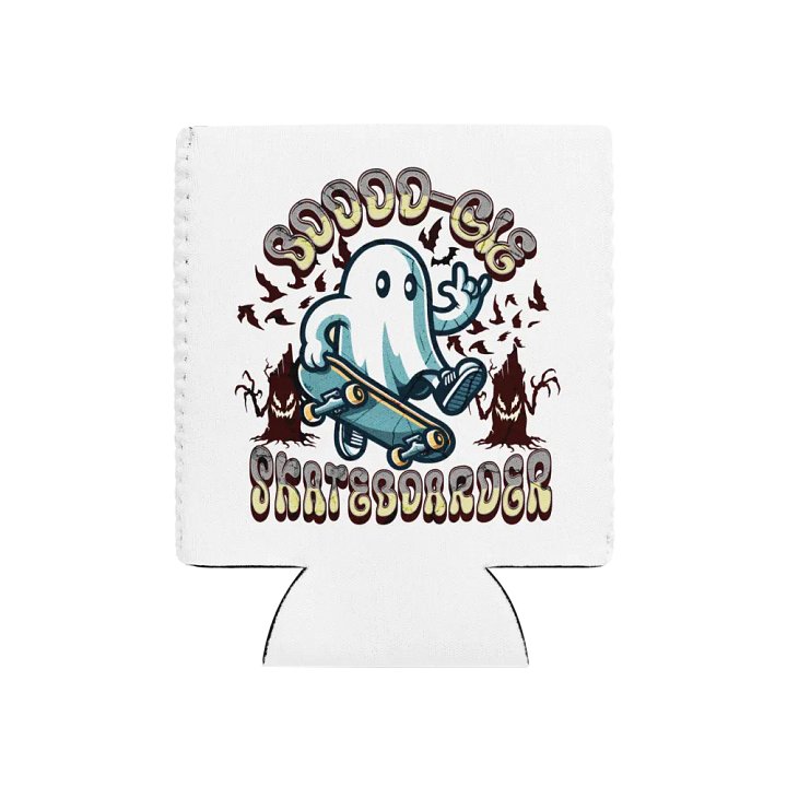 Boooo-gie Skateboarder Spooky Skater Can Cooler product image (1)