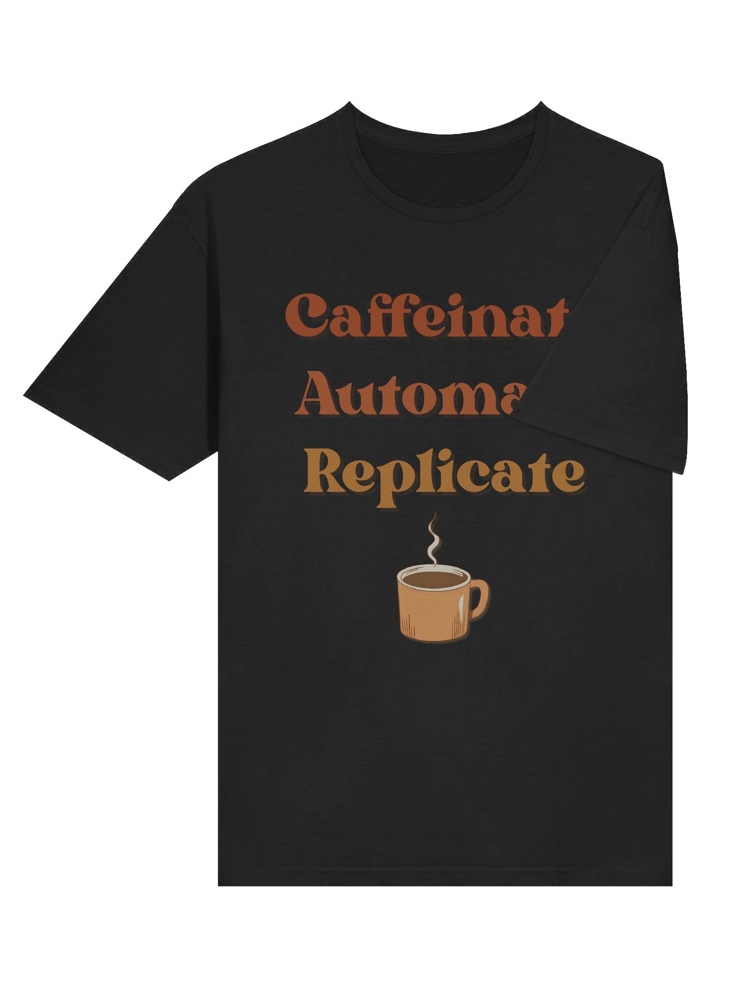 Caffeinate, Automate, Replicate – Retro Tee product image (6)
