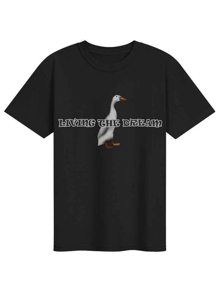 Duck "LIVING THE DREAM" T-Shirt. Men's Comfort Colors Garment-Dyed Heavyweight T-Shirt product image (1)