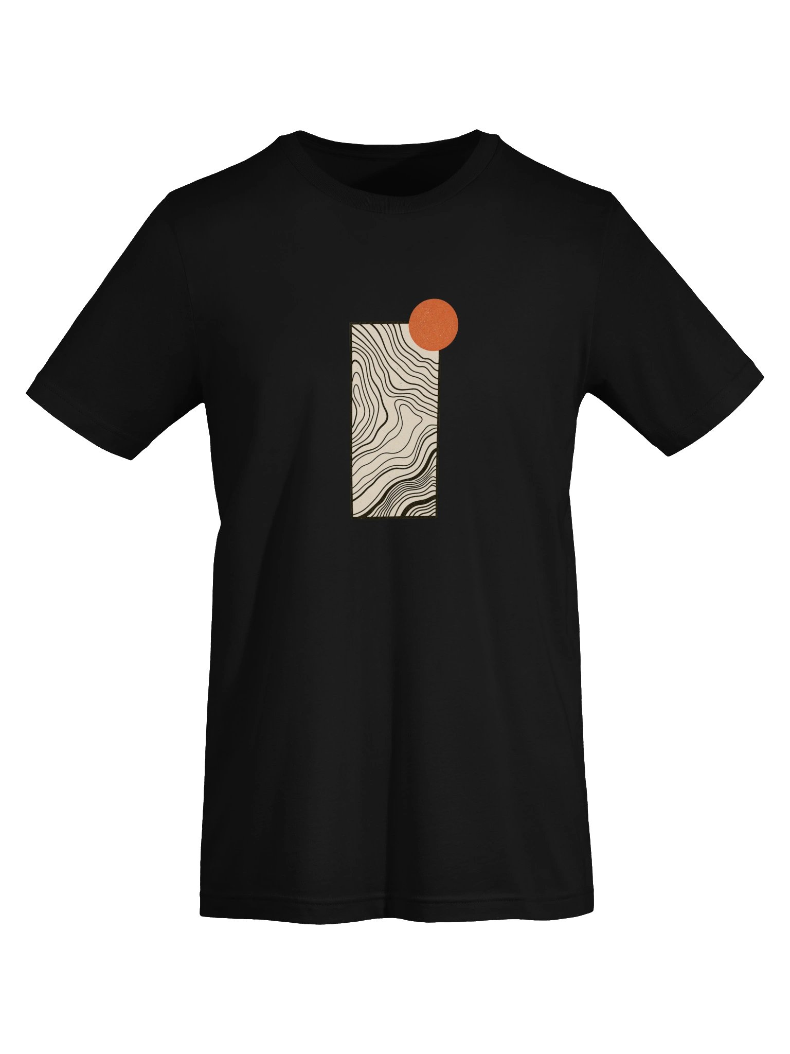 Topographic Flow — Women's Graphic T-Shirt product image (37)