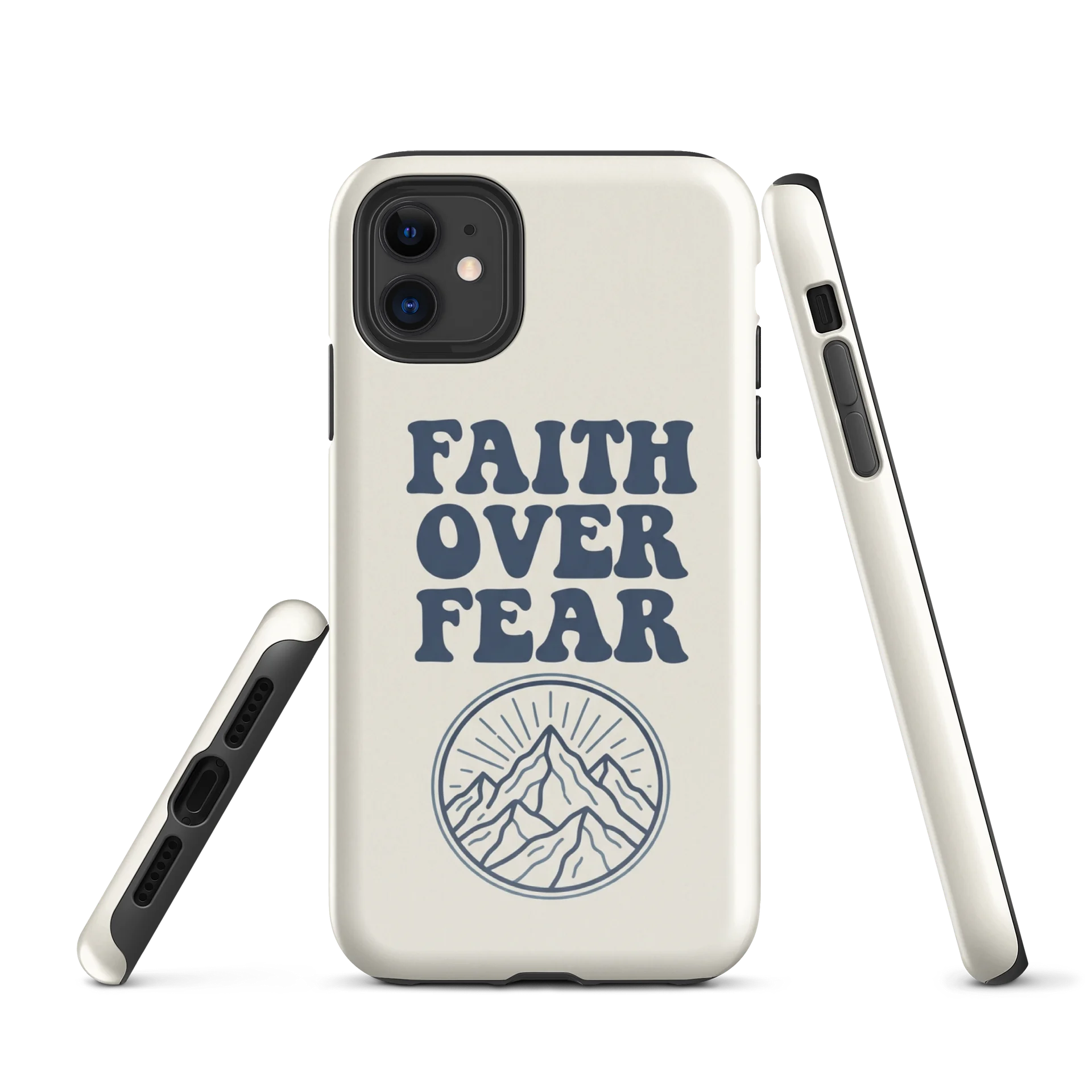 Faith Over Fear Mountain iPhone Tough Case product image (1)