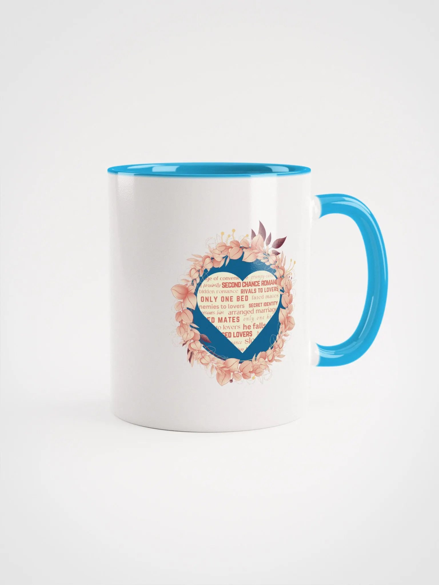 Romantasy Tropes Heart & Flowers Mug product image (2)
