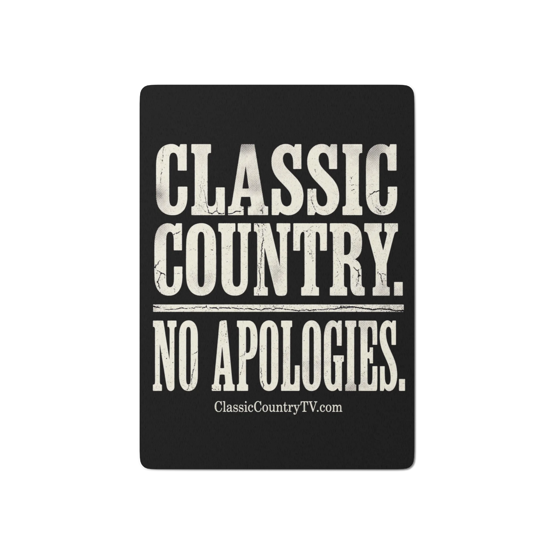 Classic Country. No Apologies. — Vintage Playing Cards product image (1)