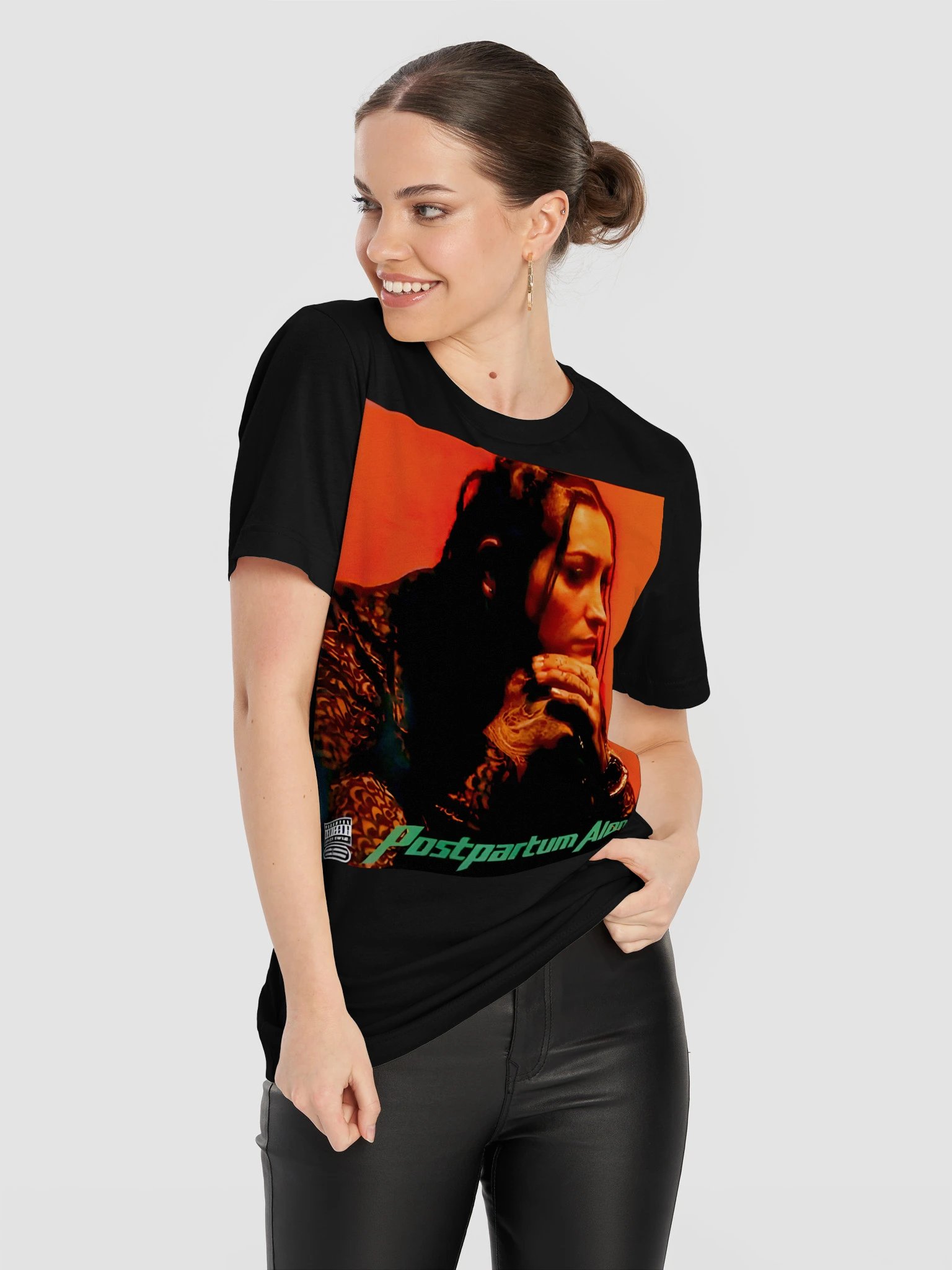 Postpartum Alone Album Cover Parody IYKYK Tee product image (61)