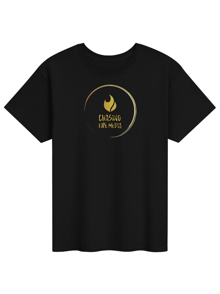 Chasing Fire Media Gold Flame Logo Tee product image (5)