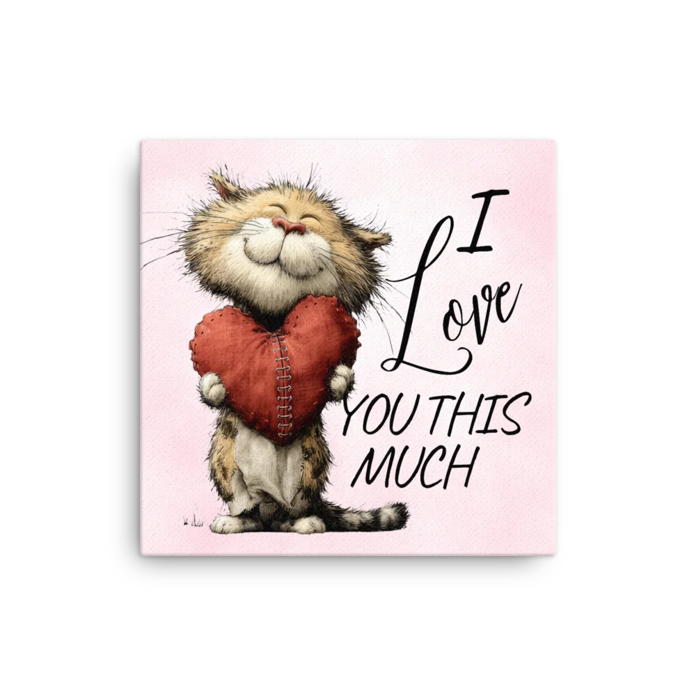 Big Love Cat Canvas product image (1)