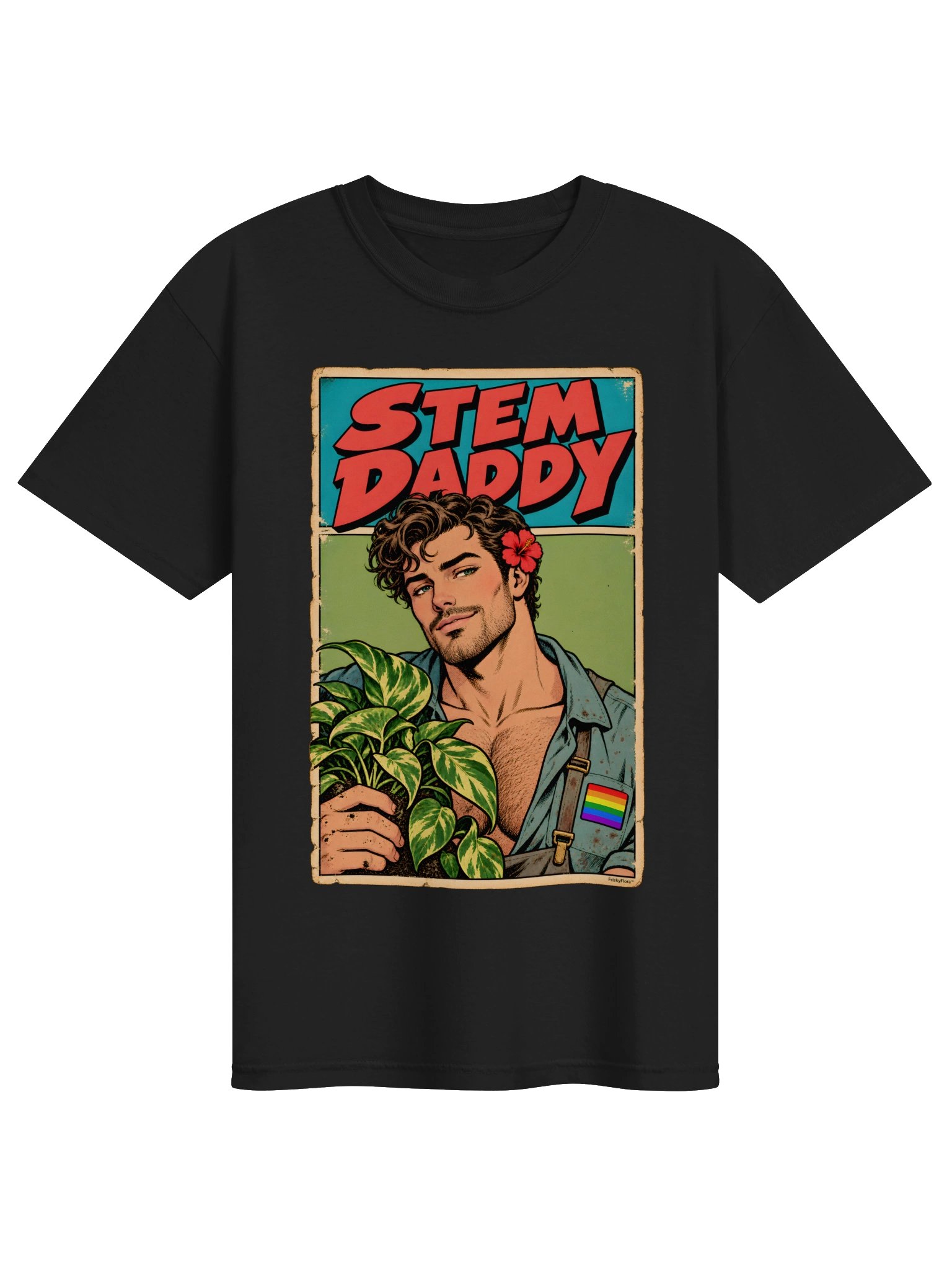 STEM Daddy Retro Pride Plant Tee product image (4)